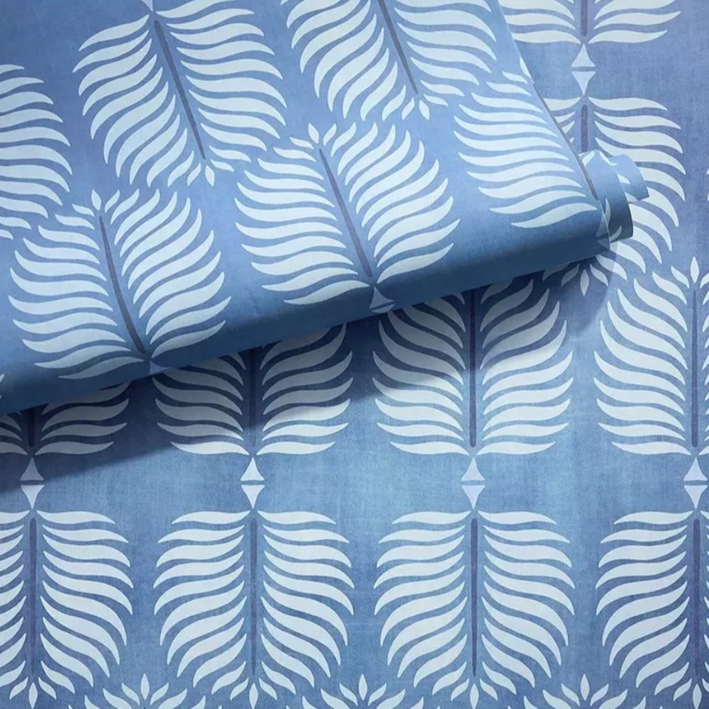 1 roll Serena & Lily Granada Wallpaper - Washed Indigo/ Sky